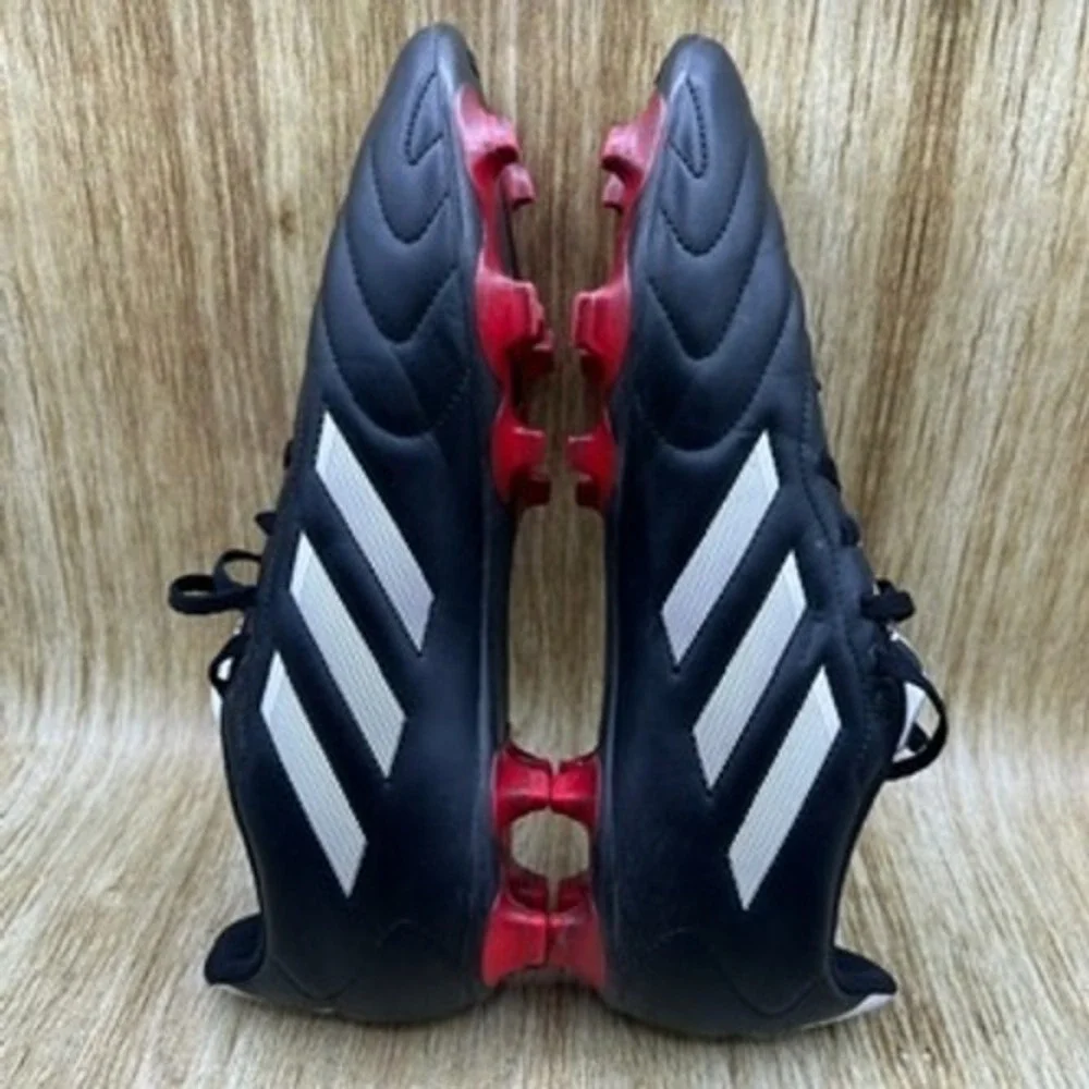 Adidas Goletto VIII FG Men's Size‎ 12 Black White Soccer Cleats Shoes GX7793